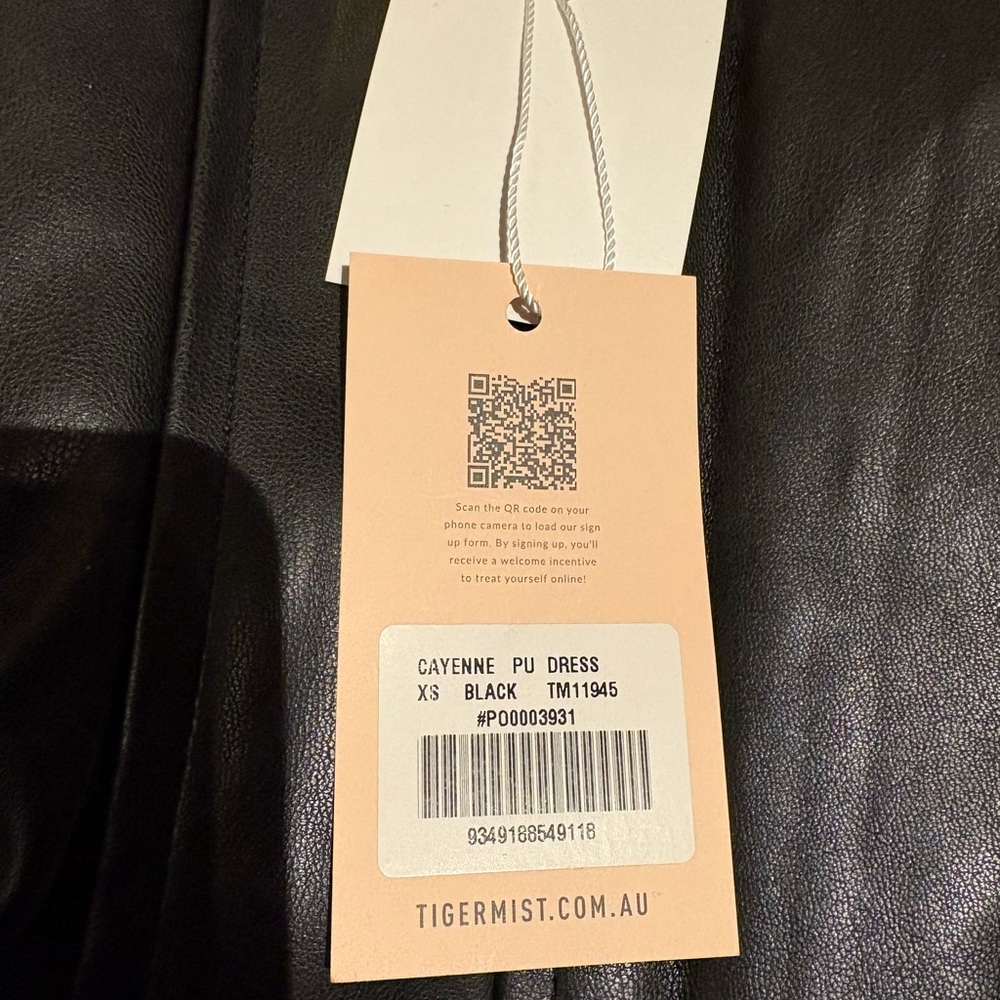 Tiger Mist Xs vegan leather NWT - Picture 3 of 4